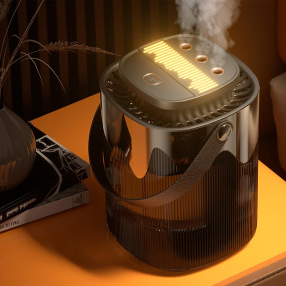 3L Smart Spray Humidifier Three-hole Spray With Night Light, Spec: Rechargeable 3000mAh