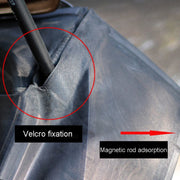 L 162 x 150cm Car Tailgate Anti-Mosquito And Insect Screens Trunk Magnetic Sunscreen Mosquito Net