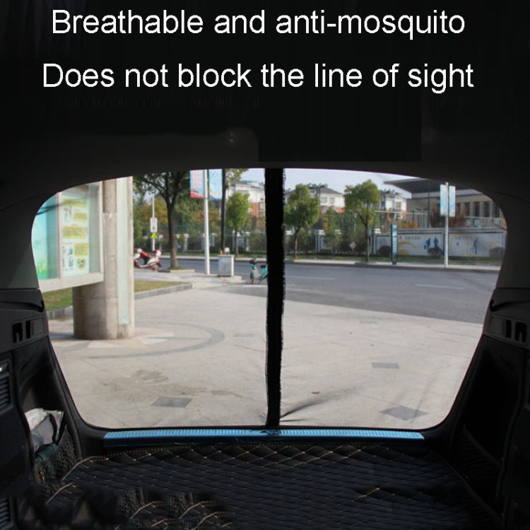S 144 x 150cm Car Tailgate Anti-Mosquito And Insect Screens Trunk Magnetic Sunscreen Mosquito Net