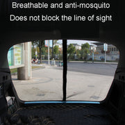 L 162 x 150cm Car Tailgate Anti-Mosquito And Insect Screens Trunk Magnetic Sunscreen Mosquito Net