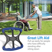 Standing Aid And Handicap Bar With No-Slip Grip Handle For Elderly Disabled(Purple)