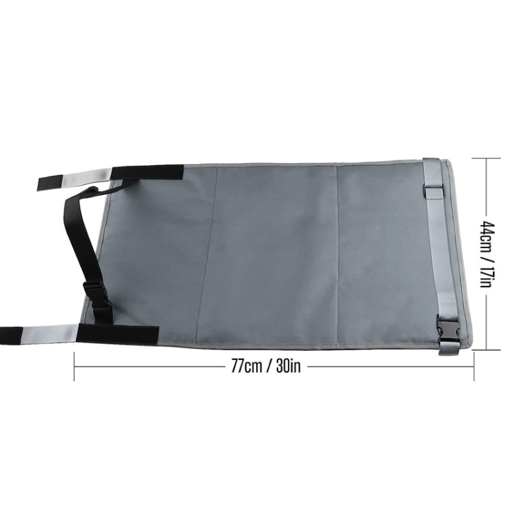 79 x 44cm Kids Airplane Seat Extender Portable Travel Seat Cushion(Blue)