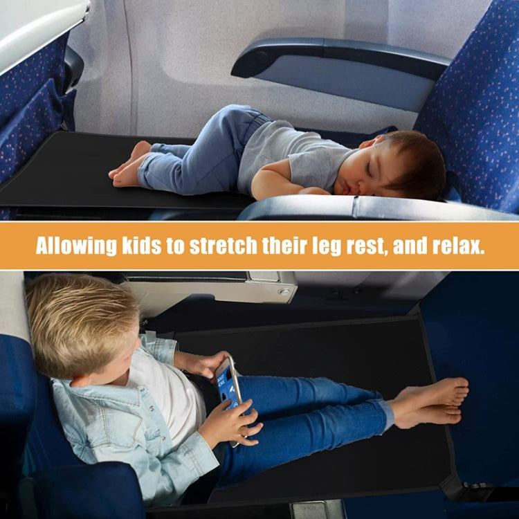 79 x 44cm Kids Airplane Seat Extender Portable Travel Seat Cushion(Gray)