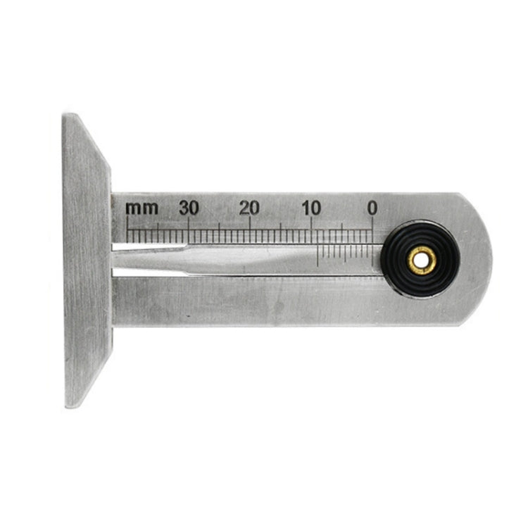 0-30mm Stainless Steel Tire Tread Vernier Depth Gauge - free shipping - PMC TechLife - Order now!