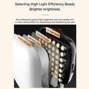 LED Mobile Phone Live Beauty Fill Light USB Charging Camera Pocket Light(White)
