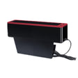 Car Seat Gap Storage Box with 2 USB Charging Port, Color: Co-pilot Red - Stowing Tidying by PMC TechLife | Online Shopping South Africa | PMC TechLife | Buy Now Pay Later Mobicred