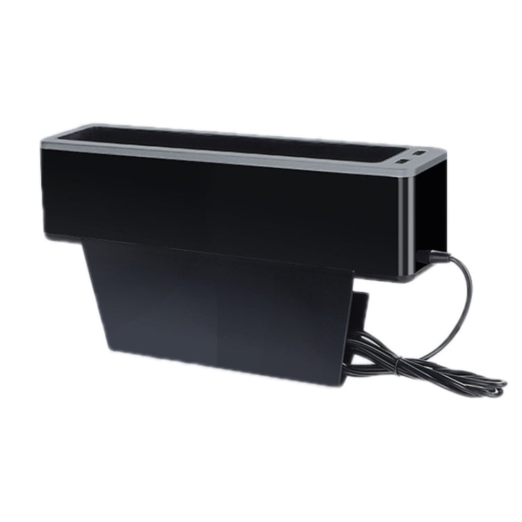 Car Seat Gap Storage Box with 2 USB Charging Port, Color: Co-pilot Gray - Stowing Tidying by PMC TechLife | Online Shopping South Africa | PMC TechLife | Buy Now Pay Later Mobicred