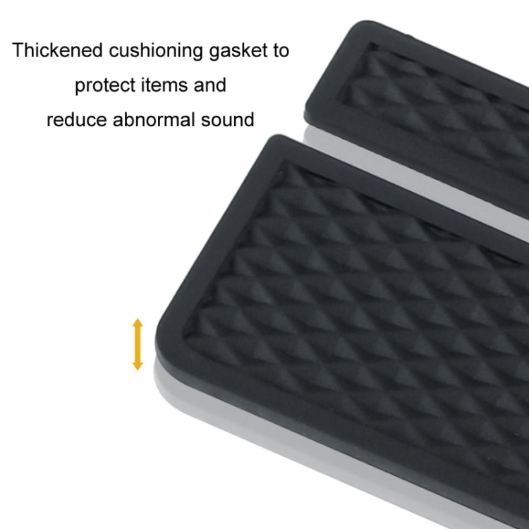 Car Seat Gap Storage Box with 2 USB Charging Port, Color: Co-pilot Red