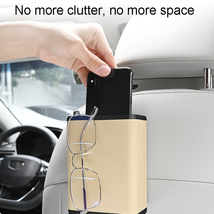 Multifunctional Car Dustbin Car Seatback Door Hanging Storage Box(Black) - Stowing Tidying by PMC TechLife | Online Shopping South Africa | PMC TechLife | Buy Now Pay Later Mobicred