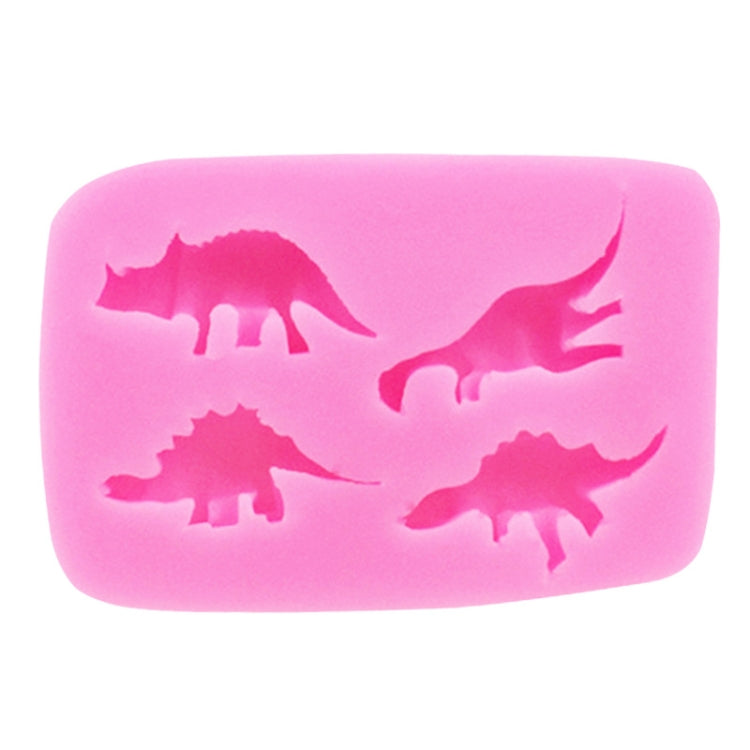 Dinosaur Silicone Mold Fondant Chocolate Cake Decoration Mold(Pink) - Food Molds by PMC TechLife | Online Shopping South Africa | PMC TechLife