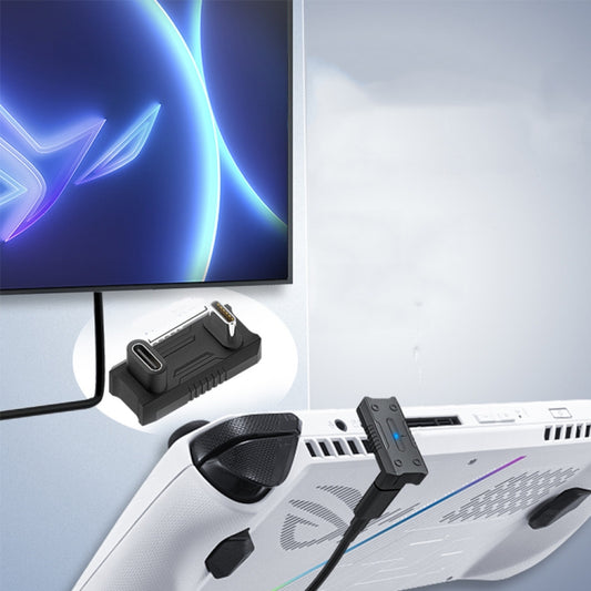 For ASUS ROG Ally /Switch 20Gbps Data Adapter 8K 60Hz 140W USB-C/Type-C Fast Charge Converter(U Shape 13.5mm) - Other Accessories by PMC Jewellery | Online Shopping South Africa | PMC Jewellery | Buy Now Pay Later Mobicred