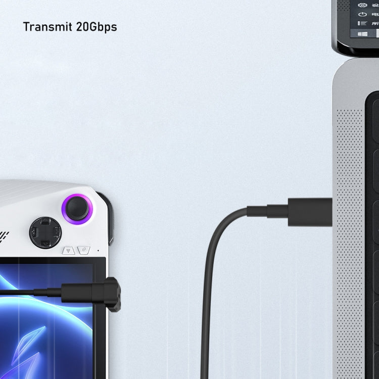 For ASUS ROG Ally /Switch 20Gbps Data Adapter 8K 60Hz 140W USB-C/Type-C Fast Charge Converter(U Shape 13.5mm) - Other Accessories by PMC TechLife | Online Shopping South Africa | PMC TechLife | Buy Now Pay Later Mobicred