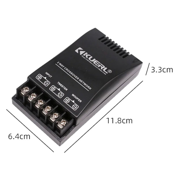KUERL 2 Way Car Audio Frequency Divider Stereo Car Speaker Crossover Filter - free shipping - PMC Jewellery - Order now!