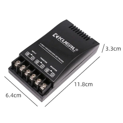 KUERL 2 Way Car Audio Frequency Divider Stereo Car Speaker Crossover Filter - free shipping - PMC Jewellery - Order now!