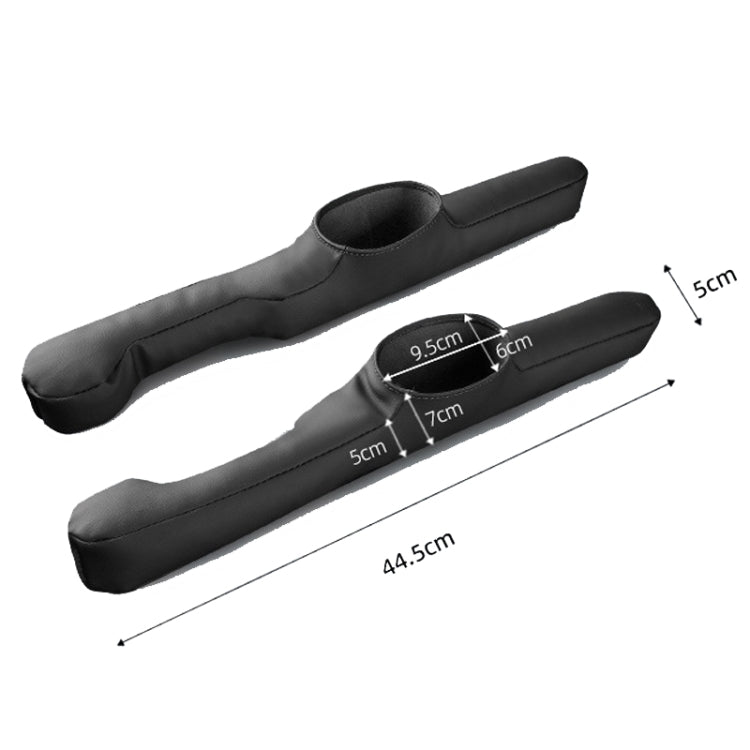1pair Car Seat Storage Organizer Seat Anti Leakage Seam Fillers(Dark Coffee) - Seat Accessories by PMC TechLife | Online Shopping South Africa | PMC TechLife | Buy Now Pay Later Mobicred