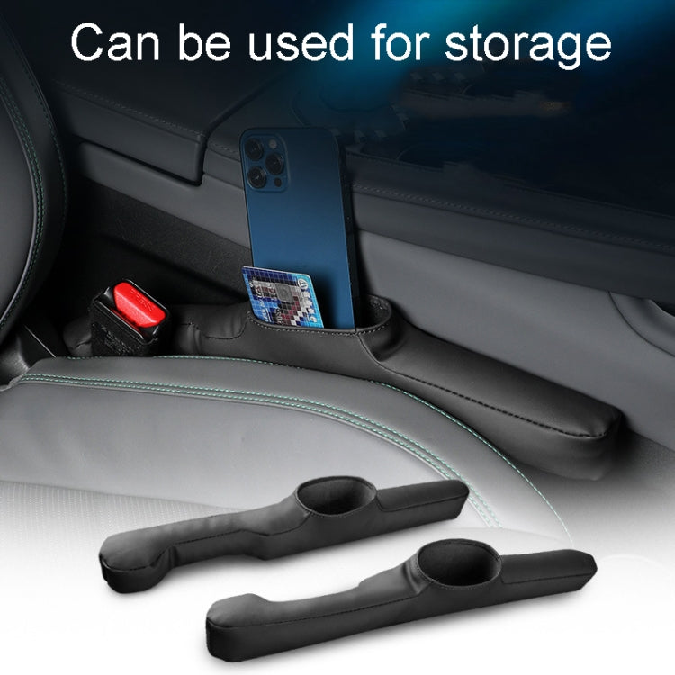1pair Car Seat Storage Organizer Seat Anti Leakage Seam Fillers(Dark Coffee) - Seat Accessories by PMC TechLife | Online Shopping South Africa | PMC TechLife | Buy Now Pay Later Mobicred