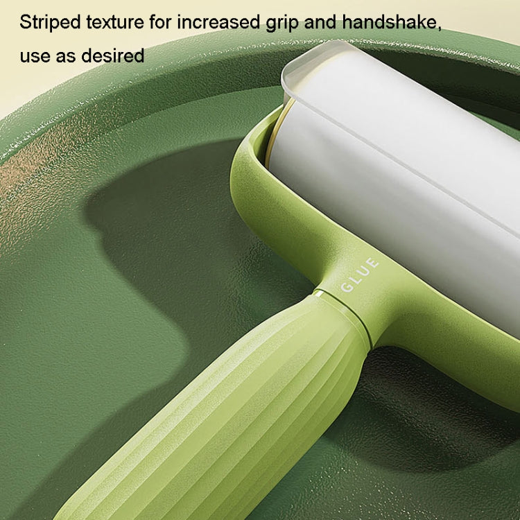 Pet Hair Adhesive Coat Remover Roller Brush(Pearl White)