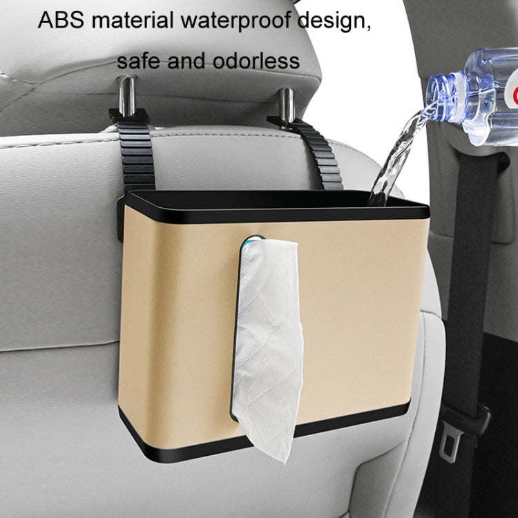 Car Seat Back Hanging Tissue Storage Box(Grey) - Stowing Tidying by PMC TechLife | Online Shopping South Africa | PMC TechLife | Buy Now Pay Later Mobicred