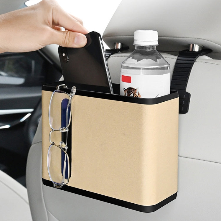 Car Seat Back Hanging Tissue Storage Box(Grey) - Stowing Tidying by PMC TechLife | Online Shopping South Africa | PMC TechLife | Buy Now Pay Later Mobicred