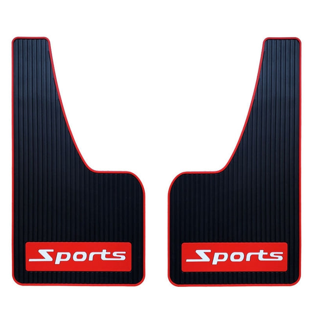 2pcs Car Tire Mud Flap Modification Plastic Anti-Splash Mud Flap, Style: Large Sports