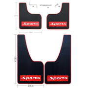 2pcs Car Tire Mud Flap Modification Plastic Anti-Splash Mud Flap, Style: Large Sports