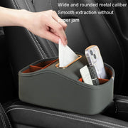 Cat Supplies Leather Storage Box Car Split Paper Tissue Box, Color: Warm Beige
