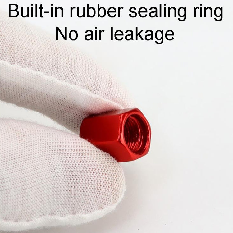 4pcs /Set Headset Skeleton Metal Tire Valve Caps Automobile Universal Modified Valve Covers(Black) - Tire Valve Caps by PMC TechLife | Online Shopping South Africa | PMC TechLife | Buy Now Pay Later Mobicred