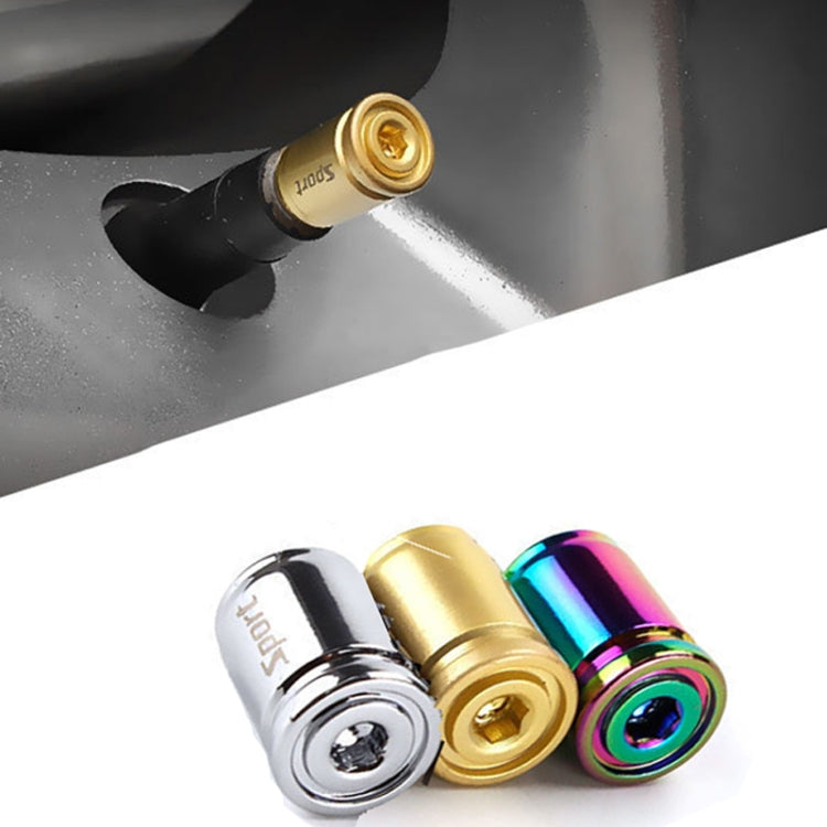 4pcs /Set Sport Anti-Theft Car Tire Valve Caps Universal Valve Cover With Wrench(Silver) - Tire Valve Caps by PMC TechLife | Online Shopping South Africa | PMC TechLife | Buy Now Pay Later Mobicred