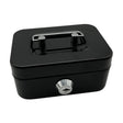 Portable Metal Safe Cash Box Piggy Bank Money Organizer with Key(Small Black) - free shipping - PMc TechLife - Order now!