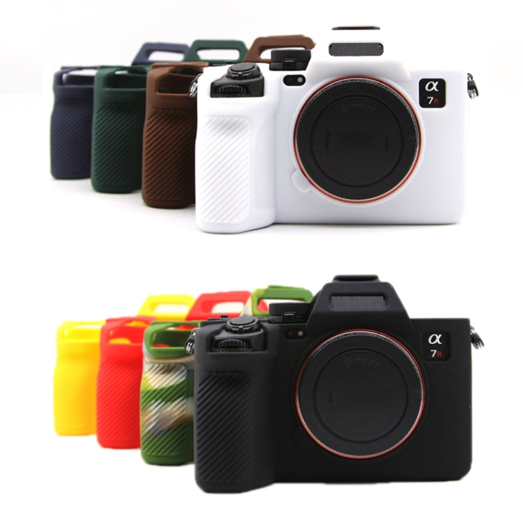 For Sony A7RV Mirrorless Camera Protective Silicone Case, Color: Coffee - Protective Case by PMC TechLife | Online Shopping South Africa | PMC TechLife