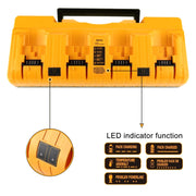 DCB104 Portable Fast Charger 12V-20V Electric Tool Lithium Battery Charger, For Dewalt DCB127 / DCB200 / DCB205 / DCB206, Plug: US