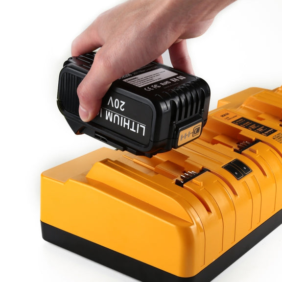 DCB104 Portable Fast Charger 12V-20V Electric Tool Lithium Battery Charger, For Dewalt DCB127 / DCB200 / DCB205 / DCB206, Plug: US