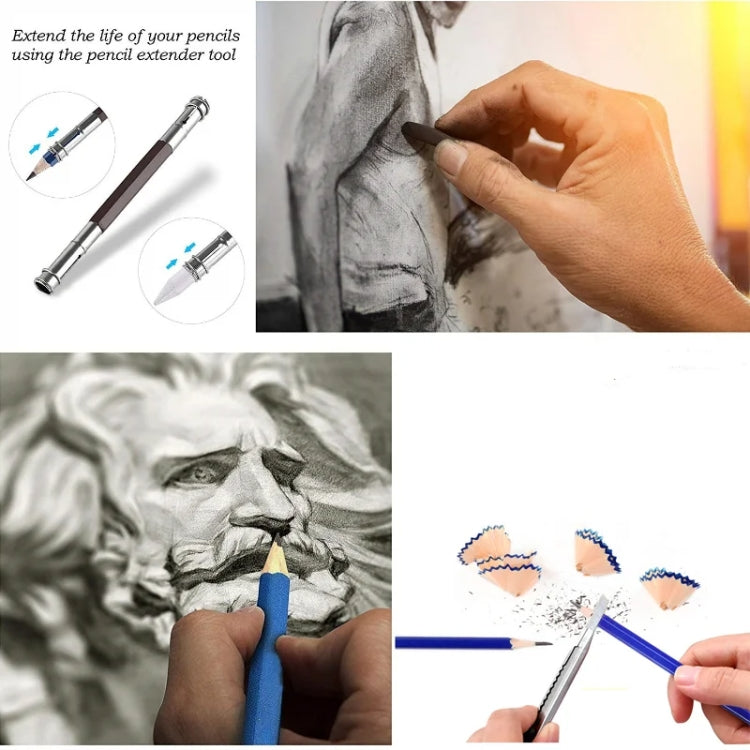 35-in-1 Painting Sketch Pencil Set Professional Drawing Tools(5H-8B) - Art Supplies by PMC TechLife | Online Shopping South Africa | PMC TechLife