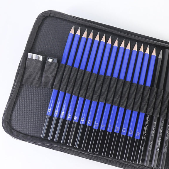 35-in-1 Painting Sketch Pencil Set Professional Drawing Tools(5H-8B)