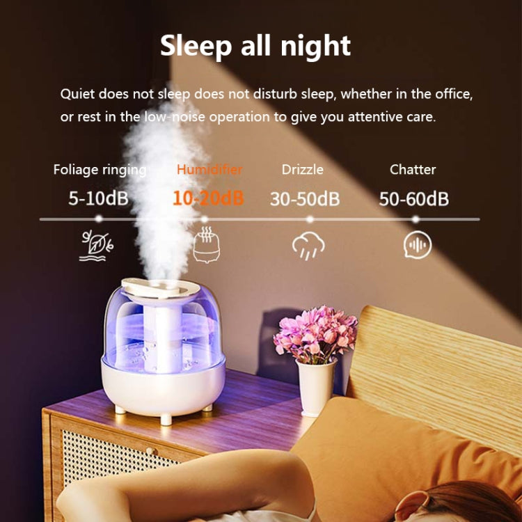 4L Wireless Humidifier USB Oil Diffuser with Night Light(Green) - Air Purifiers & Accessories by PMC TechLife | Online Shopping South Africa | PMC TechLife | Buy Now Pay Later Mobicred