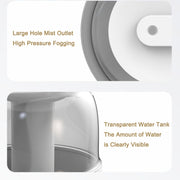 4L Wireless Humidifier USB Oil Diffuser with Night Light(White)