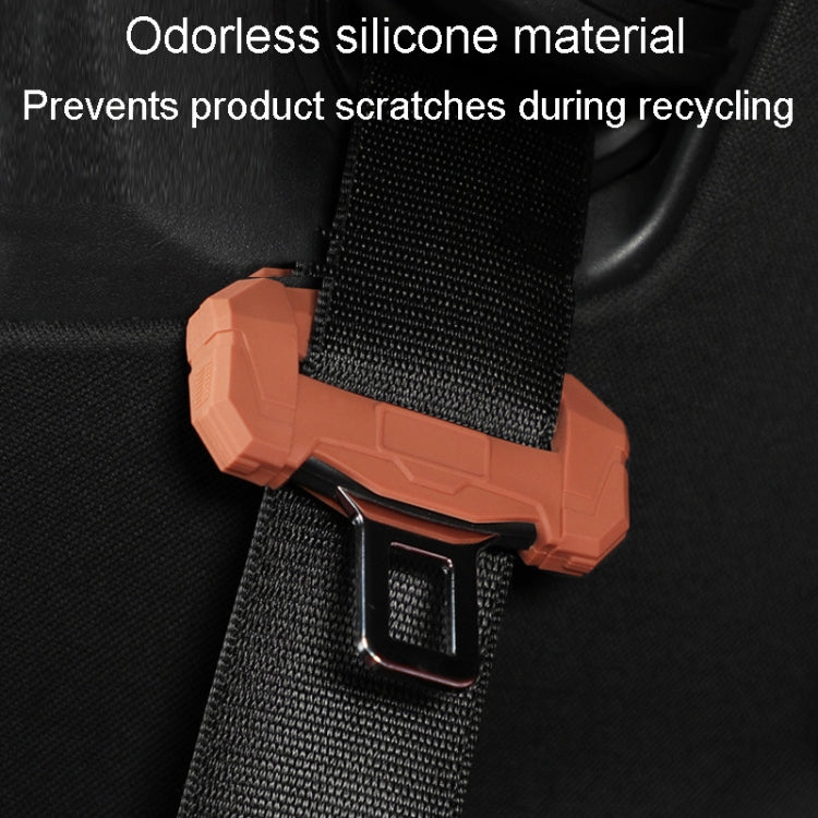 Small Car Seatbelt Buckle Protective Cover Anti Scratch Silicone Protector For Safety Belt Plugs(Black) - Seat Belts & Padding by PMC TechLife | Online Shopping South Africa | PMC TechLife | Buy Now Pay Later Mobicred