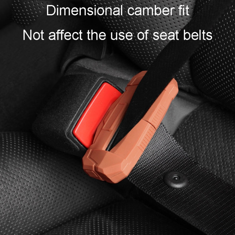 Large Car Seatbelt Buckle Protective Cover Anti Scratch Silicone Protector For Safety Belt Plugs(Black) - Seat Belts & Padding by PMC TechLife | Online Shopping South Africa | PMC TechLife | Buy Now Pay Later Mobicred