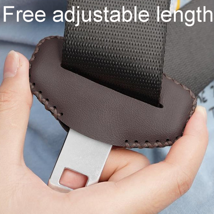 For BMW 1pair Seatbelt Insert Protector Bumper Belt Chuck Decoration(Black)