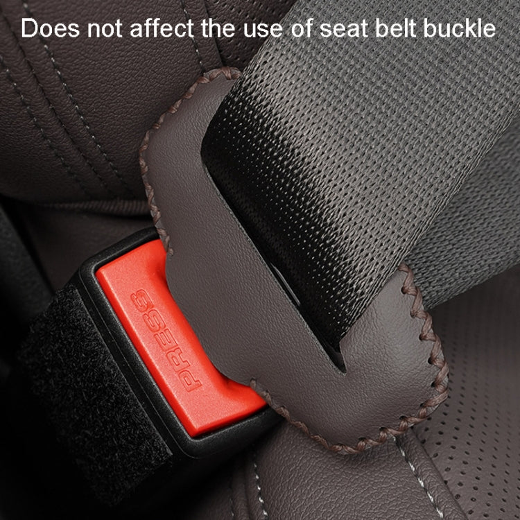 For BMW 1pair Seatbelt Insert Protector Bumper Belt Chuck Decoration(Black) - Seat Belts & Padding by PMC TechLife | Online Shopping South Africa | PMC TechLife | Buy Now Pay Later Mobicred