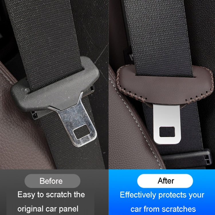 For BMW 1pair Seatbelt Insert Protector Bumper Belt Chuck Decoration(Black) - Seat Belts & Padding by PMC TechLife | Online Shopping South Africa | PMC TechLife | Buy Now Pay Later Mobicred
