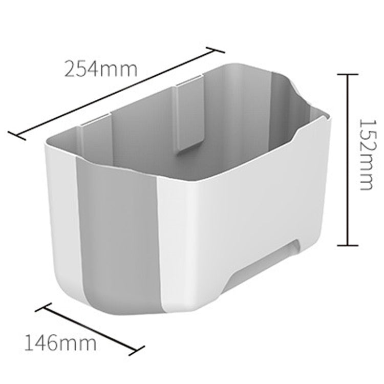 Foldable Car Bin Dual-Use Dustbin Organizer For Home And Car(White) - Stowing Tidying by PMC TechLife | Online Shopping South Africa | PMC TechLife | Buy Now Pay Later Mobicred