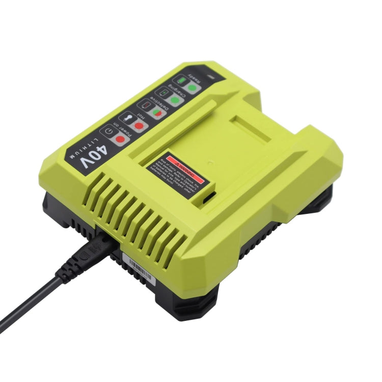 36-40V Tool Cutting Machine Battery Charger, For RYOBI PO401 / PO403 / PO400, Plug: EU - Lawn Mower, Saws & Accessories by PMC Jewellery | Online Shopping South Africa | PMC Jewellery | Buy Now Pay Later Mobicred