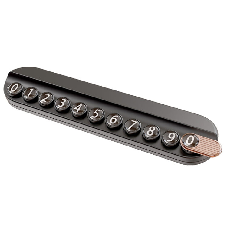 Car Temporary Parking Plate With Aroma Diffuser Moving Car Phone Number Plate Box Packing(Black) - Parking Card by PMC TechLife | Online Shopping South Africa | PMC TechLife | Buy Now Pay Later Mobicred