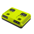 For RYOBI P108 / P117 12-18V Lithium Nickel Battery Dual Port Charger, Plug: US - Electric Saws & Accessories by PMc TechLife | Online Shopping South Africa | PMc TechLife | Buy Now Pay Later Mobicred