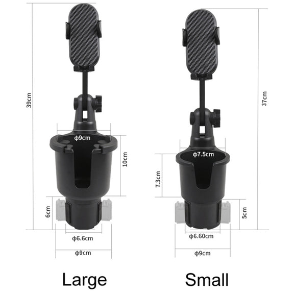 Car Centre Navigation Mobile Phone Holder 360 Rotating Water Cup Holder, Size: Large