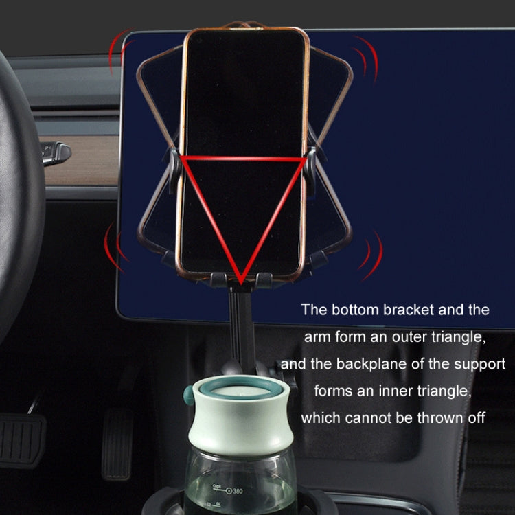 Car Centre Navigation Mobile Phone Holder 360 Rotating Water Cup Holder, Size: Large - Car Drink Holders by PMC TechLife | Online Shopping South Africa | PMC TechLife | Buy Now Pay Later Mobicred