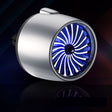 Car Fragrance Super Engine Car Air Conditioning Aroma Diffuser Outlet Ornament, Model: Gray Titanium Blue Light - Air Freshener by PMC TechLife | Online Shopping South Africa | PMC TechLife | Buy Now Pay Later Mobicred
