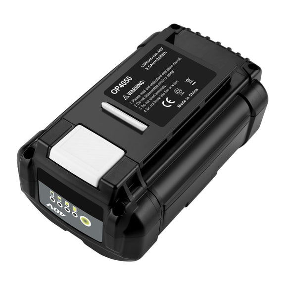 6000mAh For Ryobi OP4026A / OP4050 40V Lawn Mowers Lithium-ion Battery