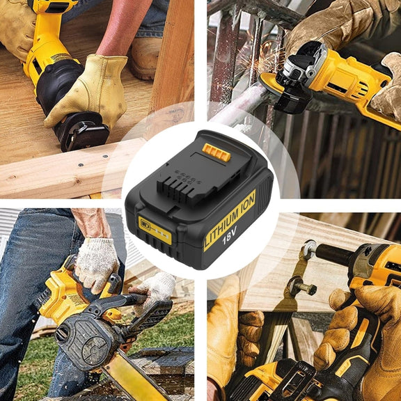 5000mAh For Dewalt DCB180 / DCB181 / DCB200 18V Electrical Tools Spare Battery